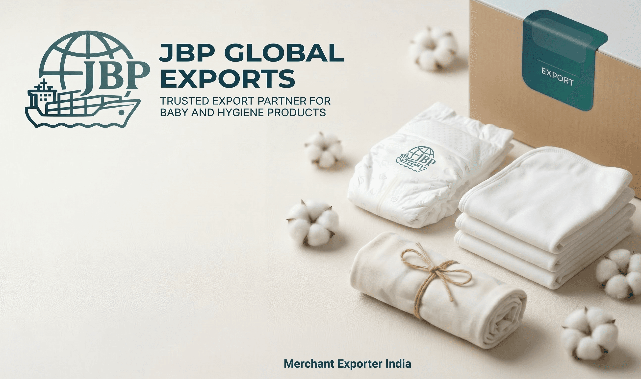 International hygiene product export shipment